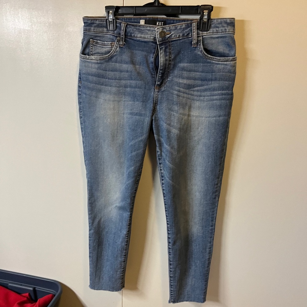 KUT Ankle jeans Frayed hems Size 14